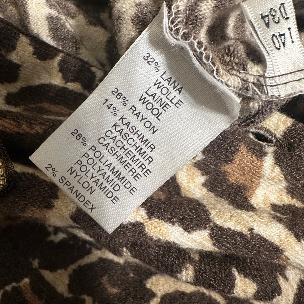 Blumarine Brown Leopard Print Tank - Picture 5 of 8